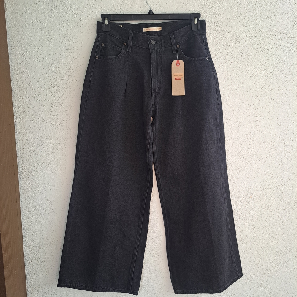 😃NWT LEVI'S BAGGY DAD WIDE LEG DENIM JEANS - Picture 3 of 12